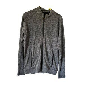 Lululemon Engineered Warmth Jacket Mens Large Gray Long Sleeve Full-Zip Active